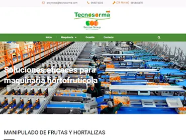 Tecnosorma, empresa dedicada a la fabricación de maquinaria hortofruticola en cieza